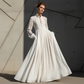 👗 50% OFF! ✨ Pleated White Maxi Dress – High-Neck & Flattering Silhouette ⏰🔥 【Flash Sale】