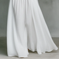 👗 50% OFF! ✨ Pleated White Maxi Dress – High-Neck & Flattering Silhouette ⏰🔥 【Flash Sale】
