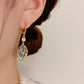 💐 50% OFF FLASH SALE! Sky Blue Drop Dangle Hoop Earrings – Lightweight & Elegant ☁️💙 【Limited Time】