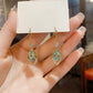 💐 50% OFF FLASH SALE! Sky Blue Drop Dangle Hoop Earrings – Lightweight & Elegant ☁️💙 【Limited Time】