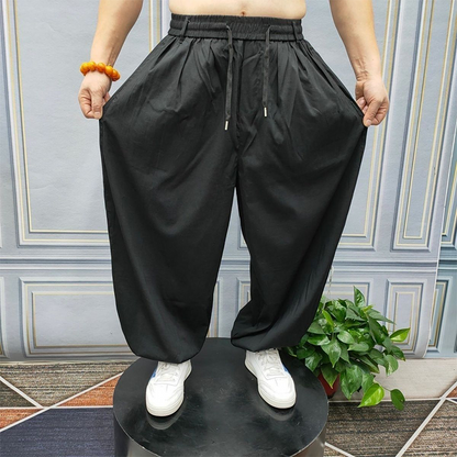 💥 50% OFF FLASH SALE! Men‘s Summer Harem Pants – Loose, Breathable & Cooling ☀️💨【Limited Time】