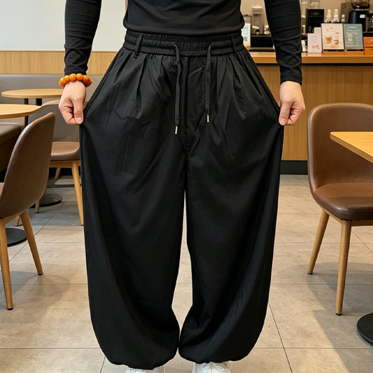 💥 50% OFF FLASH SALE! Men‘s Summer Harem Pants – Loose, Breathable & Cooling ☀️💨【Limited Time】