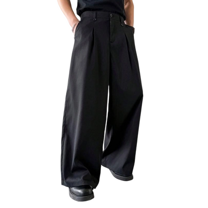 🎩 50% OFF – Wedding & Work Ready! Wide-Leg Suit Trousers – Crease-Resistant, Perfect Fit 👖✨ 【Grab Offer】