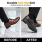 💥 50% OFF FLASH SALE! Men‘s Classic Faux Leather Single-Buckle Shoes – Smart Casual & Easy On/Off 👞⚡ 【Limited Time】