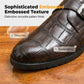 💥 50% OFF FLASH SALE! Men‘s Classic Faux Leather Single-Buckle Shoes – Smart Casual & Easy On/Off 👞⚡ 【Limited Time】