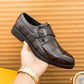 💥 50% OFF FLASH SALE! Men‘s Classic Faux Leather Single-Buckle Shoes – Smart Casual & Easy On/Off 👞⚡ 【Limited Time】