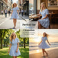 💐 EXCEPTIONAL PROMO -50%! Short Sleeve Tiered Mini Dress – Flowy Fabric, Flattering Cut 🌸🍃【Premium Quality】