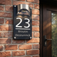 💥 50% OFF FLASH SALE! Solar LED House Number Light – Auto On at Dusk, IP44 Waterproof ☀️🌙【Limited Time】