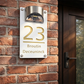 💥 50% OFF FLASH SALE! Solar LED House Number Light – Auto On at Dusk, IP44 Waterproof ☀️🌙【Limited Time】