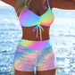 ⚡ FLASH SALE: 50% OFF! Women‘s Bikini Set – Adjustable Drawstring, Boy Shorts ☀️👙 【Limited Time】