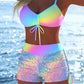 ⚡ FLASH SALE: 50% OFF! Women‘s Bikini Set – Adjustable Drawstring, Boy Shorts ☀️👙 【Limited Time】