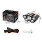 ⏳LAST DAY SALE 66% OFF !!📢5-LED Rechargeable Headlamp with 3 Modes，Lightweight, Long Battery Life.