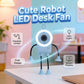 🤖💨 LIMITED-TIME 50% OFF! Flexible Robot Desk Fan with LED Light – Cute Anime Design, 360° Bendable Neck, 5 Speeds – Perfect for Office, Bedroom or Study Session 📚✨