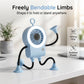 🤖💨 LIMITED-TIME 50% OFF! Flexible Robot Desk Fan with LED Light – Cute Anime Design, 360° Bendable Neck, 5 Speeds – Perfect for Office, Bedroom or Study Session 📚✨