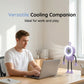 🤖💨 LIMITED-TIME 50% OFF! Flexible Robot Desk Fan with LED Light – Cute Anime Design, 360° Bendable Neck, 5 Speeds – Perfect for Office, Bedroom or Study Session 📚✨