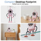 🤖💨 LIMITED-TIME 50% OFF! Flexible Robot Desk Fan with LED Light – Cute Anime Design, 360° Bendable Neck, 5 Speeds – Perfect for Office, Bedroom or Study Session 📚✨