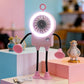 🤖💨 LIMITED-TIME 50% OFF! Flexible Robot Desk Fan with LED Light – Cute Anime Design, 360° Bendable Neck, 5 Speeds – Perfect for Office, Bedroom or Study Session 📚✨