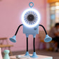 🤖💨 LIMITED-TIME 50% OFF! Flexible Robot Desk Fan with LED Light – Cute Anime Design, 360° Bendable Neck, 5 Speeds – Perfect for Office, Bedroom or Study Session 📚✨