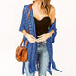🏝️✨ FLASH SALE 50% OFF! 🧣🌸 Women's Lightweight Knit Cover-Up – Open-Front with Tassel Fringe, Bohemian Flowy Fit – Must-Have for Beach Vacations 📸🦩