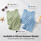 🍃💃 LIMITED TIME 50% OFF! 🌊Sleeveless V-Neck Set – Flattering neckline & breezy feel – Stay cool and confident this summer.