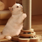 🐾 2026 Sale — Over 13,900 Sold! 🐱 Multifunctional Cat Activity Center with Scratcher and Toys – Sisal Post, Ball Track & Feather Toy 🎯
