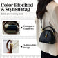 🎨 Unleash Your Style! 🔥 Color-Blocked Bag – 50% OFF ⏳ Hurry, Limited Supply! 🚀🎒💥