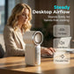 ⚡🌪️ LIMITED-TIME 50% OFF! 💨🎛️🔲 Turbo Handheld Turbo Fan – 6 Adjustable Speeds (16900 RPM Peak), LED Battery & Speed Display, Quiet Operation, Perfect for Travel & Office 🌀🔇✈️💼