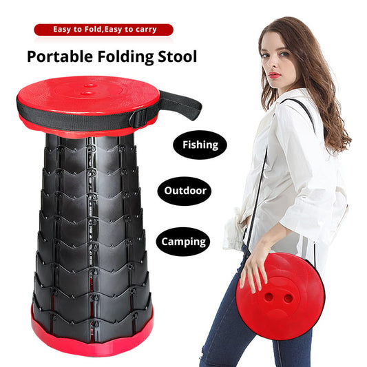 🎯 60% OFF – TODAY ONLY! Retractable Folding Stool – Heavy Duty Up to 150kg, Ultra-Portable 🏕️📦 【Grab It Now】