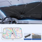 🌀🔄📦 Bendable Windshield Sunshade Umbrella for Car – Flexible Frame, Easy to Fold & Store, Protects Dashboard from Sun Damage 🚗🛡️🌞