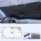 🌀🔄📦 Bendable Windshield Sunshade Umbrella for Car – Flexible Frame, Easy to Fold & Store, Protects Dashboard from Sun Damage 🚗🛡️🌞
