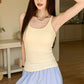 🌸50% OFF !! Ribbed Racerback Crop Tank Top – Light & Slim Fit ☀️💃【Limited Offer】