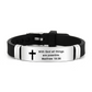 🔔50% OFF! Inspirational Cross Bracelet with Bible Verses – Modern Design, Versatile Use 📜💫【Limited Offer】