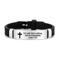 🔔50% OFF! Inspirational Cross Bracelet with Bible Verses – Modern Design, Versatile Use 📜💫【Limited Offer】