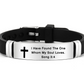 🔔50% OFF! Inspirational Cross Bracelet with Bible Verses – Modern Design, Versatile Use 📜💫【Limited Offer】