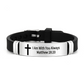 🔔50% OFF! Inspirational Cross Bracelet with Bible Verses – Modern Design, Versatile Use 📜💫【Limited Offer】