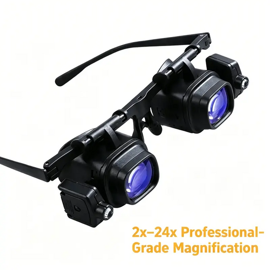 🔍 LIMITED-TIME 50% OFF! ✨ Precision LED Magnifier Glasses – Interchangeable Lenses, HD Optics, Hands-Free 💡