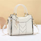 🔥50% off👜Women's V-Stitched Satchel – Gold Hardware, Multi-Compartment, Top-Handle 🌸