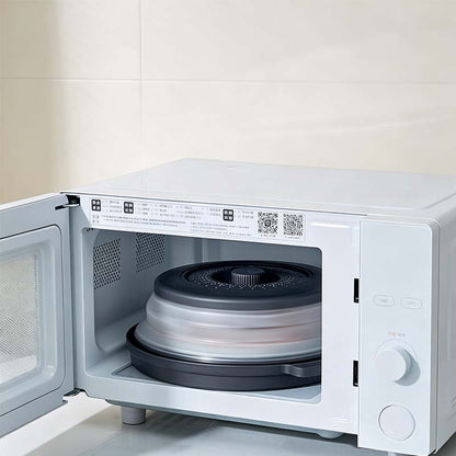 🍲💨🧼 LIMITED-TIME 50% OFF! Collapsible Microwave Cover with Base Mat – Splatter-Proof, BPA-Free, Folds Flat for Easy Storage. Keep Your Microwave Clean & Odor-Free! 🧽✨🍽️
