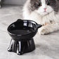 🍶✨🐈 Ergonomic Elevated Cat Bowl – Non-Toxic & Helps Reduce Whisker Fatigue 🧘‍♀️🥣🌸 – Comfortable Height for All Cats