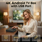 ⏳🔥LIMITED-TIME 50% OFF! Android TV Box with Bluetooth