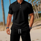 🔥While Supplies Last 49% OFF!🎉Men's Summer 2-Piece Polo & Shorts Set