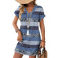 🎁50% OFF💥Women's Summer Casual V-Neck T-Shirt Dress🌸