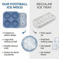 ⚽🧊 LIMITED-TIME 50% OFF! Football Shape Silicone Ice Ball Mold – Make Giant Spherical Ice Cubes, Perfect for Whiskey, Cocktails or Sports-Themed Parties – Easy-Release & Non-Stick 🎉🍹❄️