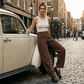🌸💃 LIMITED TIME 50% OFF! 🌀Wide-Leg High-Waist Trousers – Flowy, comfy & effortlessly chic.