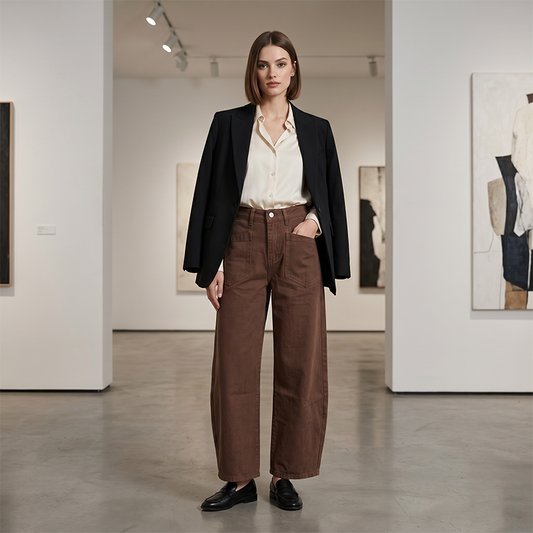 🌸💃 LIMITED TIME 50% OFF! 🌀Wide-Leg High-Waist Trousers – Flowy, comfy & effortlessly chic.