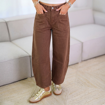 🌸💃 LIMITED TIME 50% OFF! 🌀Wide-Leg High-Waist Trousers – Flowy, comfy & effortlessly chic.