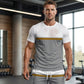 🎨🔄👕 50% OFF! Summer Sportswear Set – Stylish color-block, casual comfort.