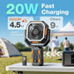 🌀 60% OFF NOW! ⏰ Multi-Functional Outdoor Camping Fan – Rechargeable & portable – LED light, power bank & hook – perfect for tents, patios or work sites 🔋