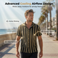 📏✨👔 LIMITED-TIME 50% OFF! Vertical Stripe Short Sleeve Tee for Men – Slimming Optical Illusion, Lightweight & Wrinkle-Resistant – Effortlessly Smart for Dates, Travel or Smart Casual 🎥🍽️