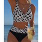 🏖️Summer Hot Sale– ONLY ￡21.99!!🔥Women's High Waist Two-Piece Bikini Set 👙🌊 | Summer Beach Essential